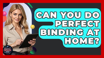 Can You Do Perfect Binding At Home? - Graphic Design Nerd