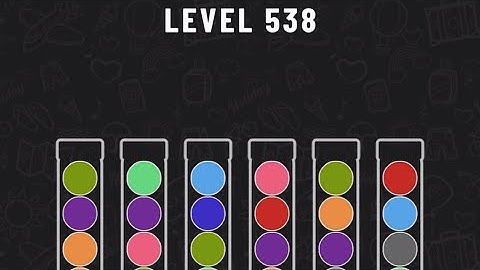 Ball Sort Puzzle Level 538 #ballsortpuzzle #ballsortpuzzlegameplay #puzzlegame #mobilegames