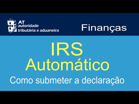 IRS Automático | Como submeter a declaração | Como fazer o irs | Portal das Finanças