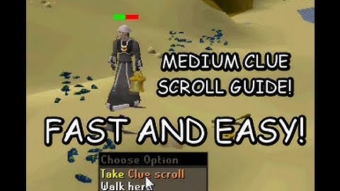 Fast and Easy way to get Medium Clue Scrolls in 2007 Old School RunesScape!