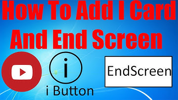 How To Add End Screen and I Button on Youtube Videos| 9technoR | 9TR