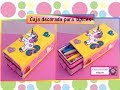 ♥♥Caja decorada para lapices o plumas- Creaciones mágicas♥♥