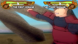 Hashirama Senju vs Sarutobi Naruto Shippūden Ultimate Ninja 5