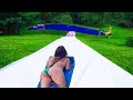 WORLDS BIGGEST BACKYARD WATERSLIDES