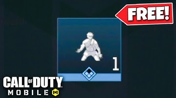GET FREE EMOTE IN CODM | CODM REDEEM CODE