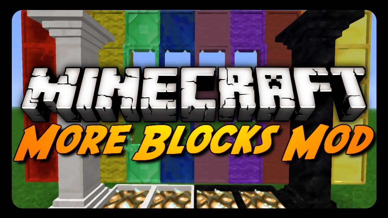 Minecraft Mod Review: MORE BLOCKS MOD! (100% Not Crap) - YouTube