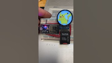 Esp32 With a 1.28” Round LCD GC9A01, Displaying A BMP Image File Off A SD Card! What Do You Think!?