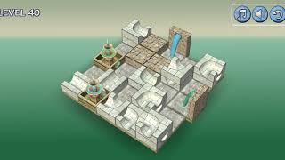 Hard - Level 40 | Flow Water Fountain 3D Puzzle | Walkthrough, Gameplay, No Commentary