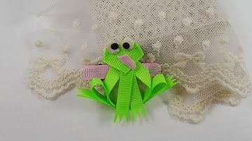Make hairclip - fun frog - DIY  - Guidecentral
