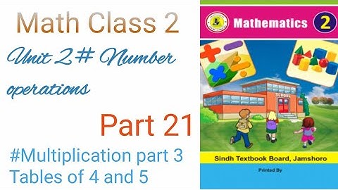 Math class 2📖| Unit 2 Number operations| Multiplication| Sindh board📚|
