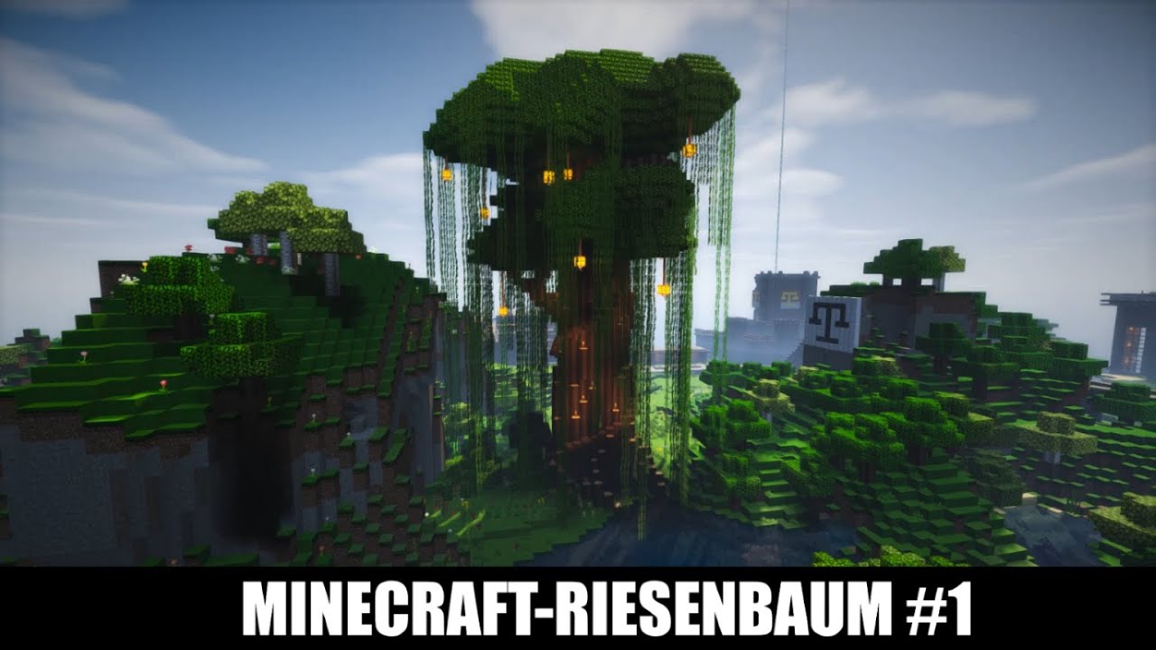 MINECRAFT-RIESENBAUM 🌱 Bauwerk #1