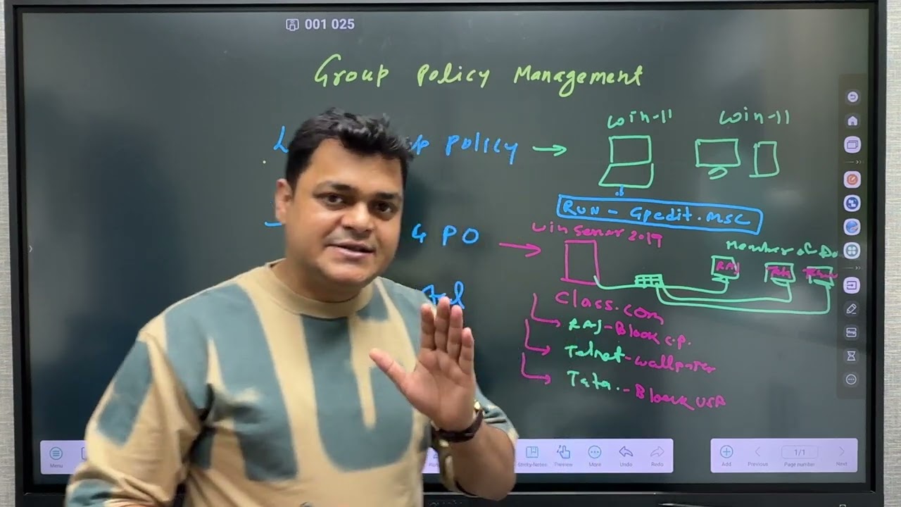 Detail video about Group Policy Management ! Desktop support and System Admin Profile Job Interview