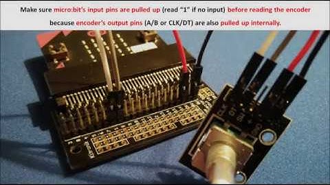 The BBC micro:bit - ROTARY ENCODER