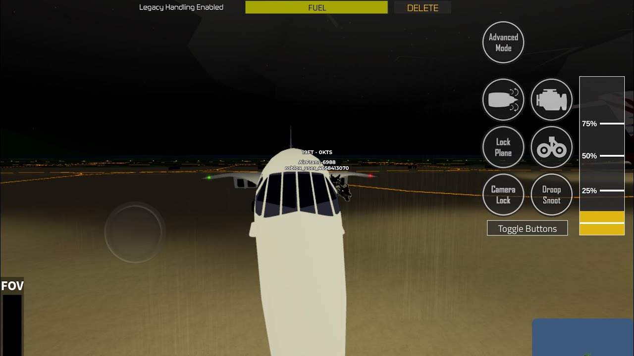 Landing fastest plane on smallest airport 