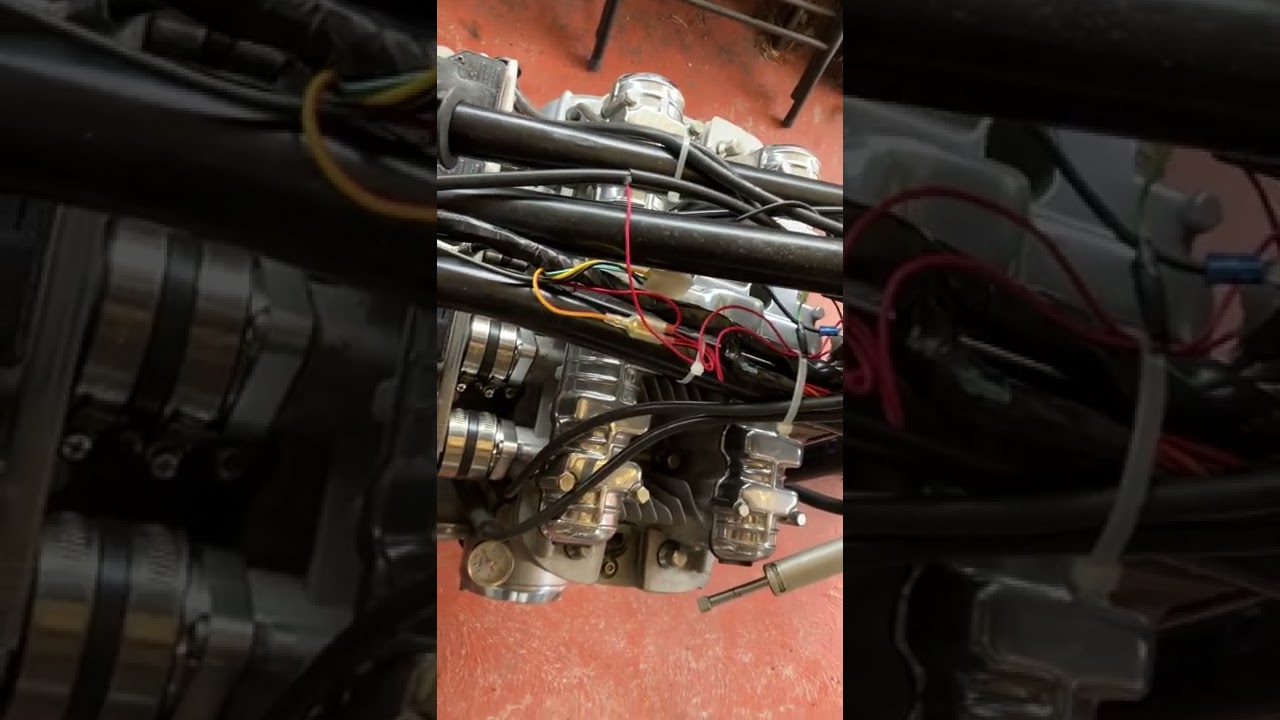 Terry’s Kawasaki Z1-B cranking oil pressure test for Steve in Hawaii