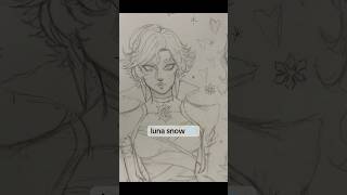 my main in rivals #ytshorts #sketch #marvelrivals #lunasnow #drawing