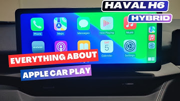 Apple Car Play in Haval H6, and would it support two Bluetooth Phone connections?
