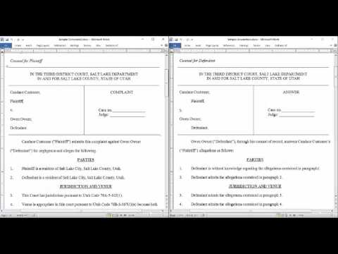 Video: How To Draw Up A Court Record