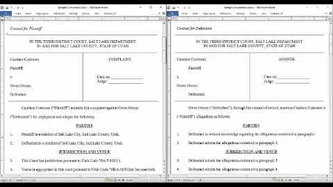 How to Draft an Answer