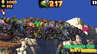Zombie Tsunami High Score 324 Motorcycle Club Hell's Zombies Performing Their Stunts Today. screenshot 4