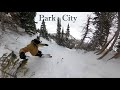 Red pine chutes  9990 ridge line  skiing park city ut 2023