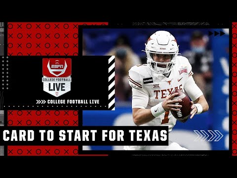 Expectations for Hudson Card as Texas’ starting QB | College Football Live