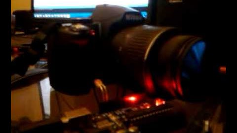 Nikon D3000 arduino automated remote IR control