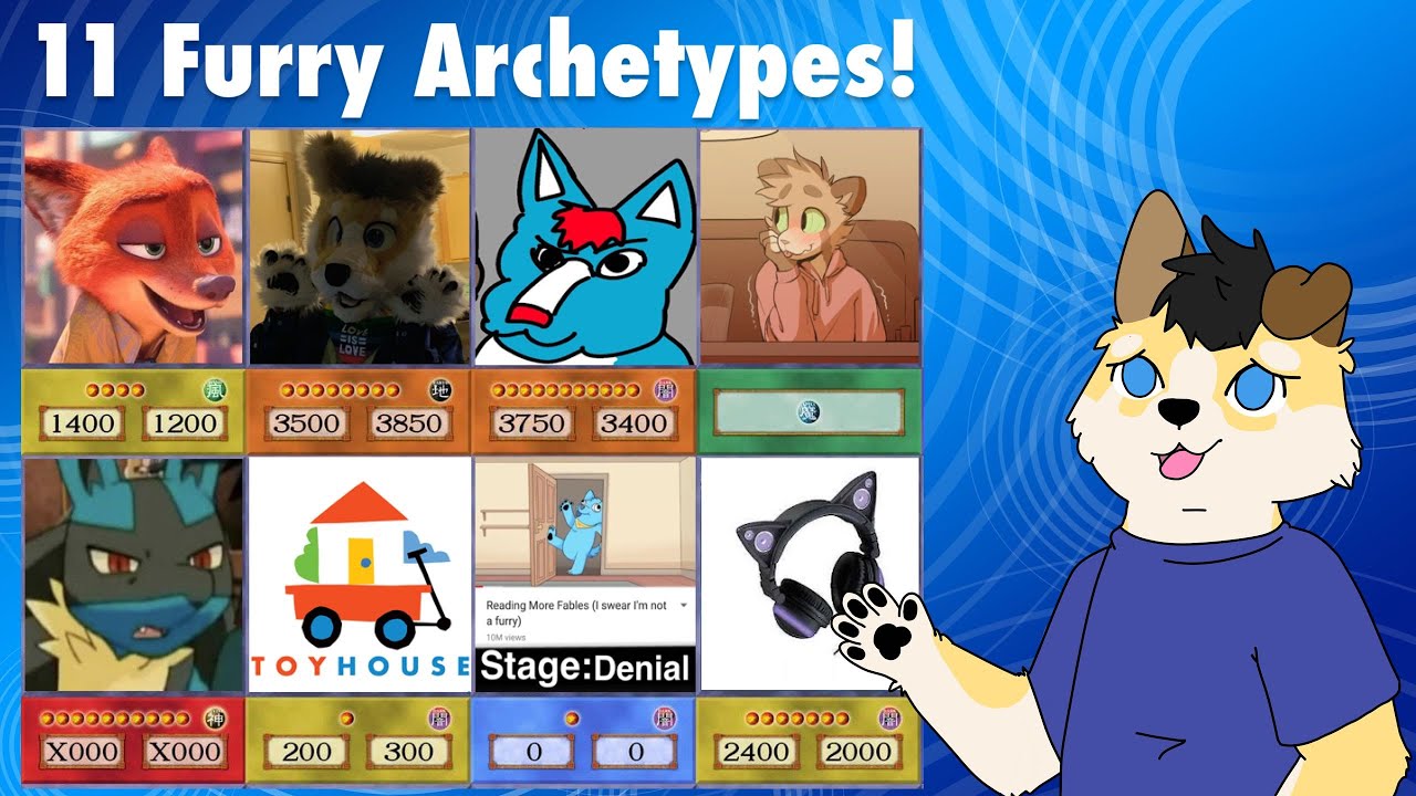 11 Furry Archetypes! - YouTube