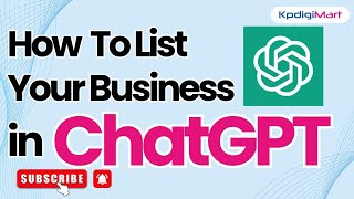 How To List Your Business in ChatGPT Search | Get Found in AI Search Results (2026 Guide)