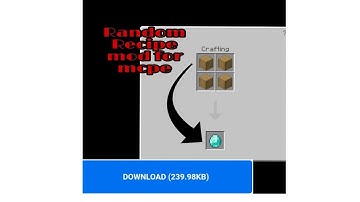 Random Recipe mod for minecraft pe|mcpe showcase