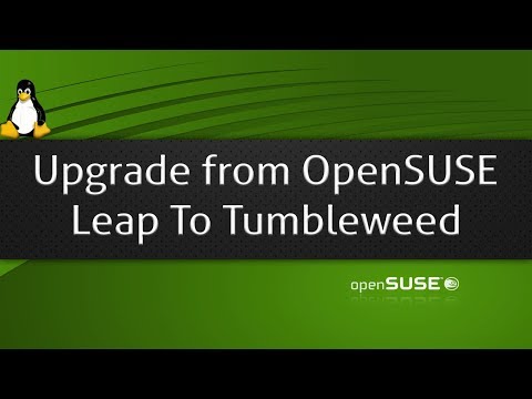 Upgrade from OpenSUSE Leap To Tumbleweed