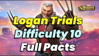Old Man Logan Trial Event: Difficulty 10 All Pacts! MAXIMIZE POINTS NOW | MARVEL Strike Force - MSF