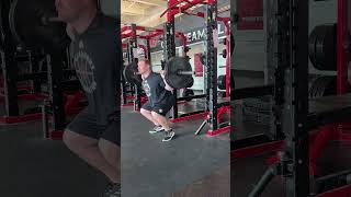 Back Squat Snap Down to Double Vertical Jump