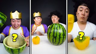 Mystery Food  Challenge Watermelon or melon!   | Best TikTok Funny Pranks | HUBA #shorts