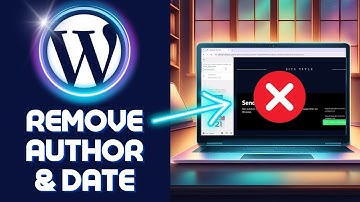How To Remove AUTHOR And DATE From WordPress Post 2024 | How to Hide Author Name in Wordpress Post