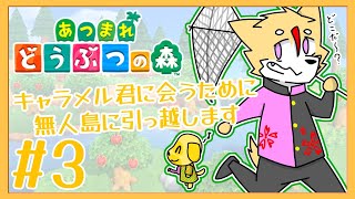【あつ森】キャラメル君に会うために無人島に引っ越します ＃3【佐々倉桜詩郎】