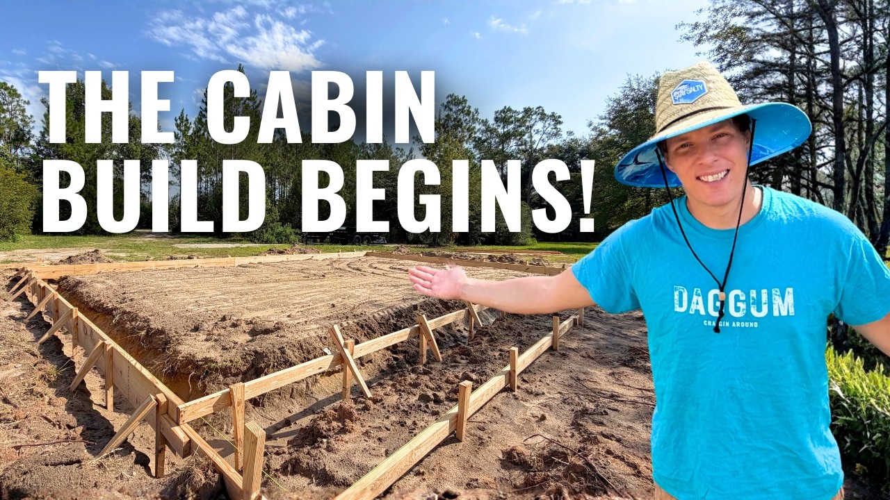 We're Building A Cabin On Our Private Lake