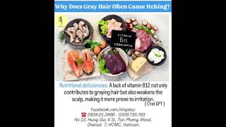 📍Why Does Gray Hair Often Cause Itching? Nhíp Bạc - Gray hair plucking