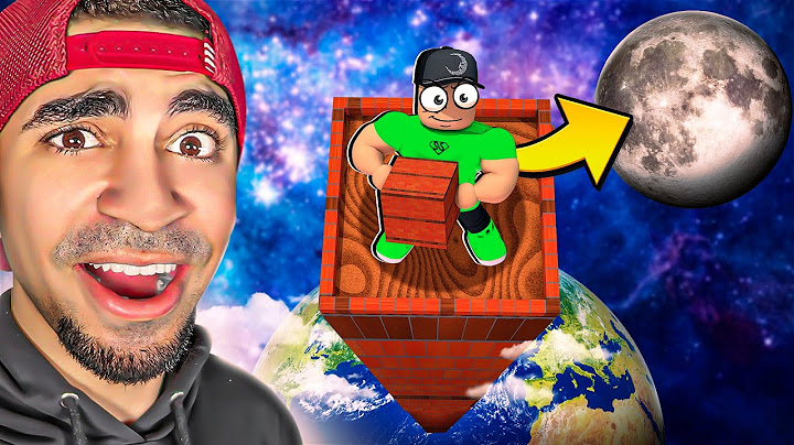 صنعت برج للوصول للقمر في روبلوكس 😱🔥 - Roblox !!