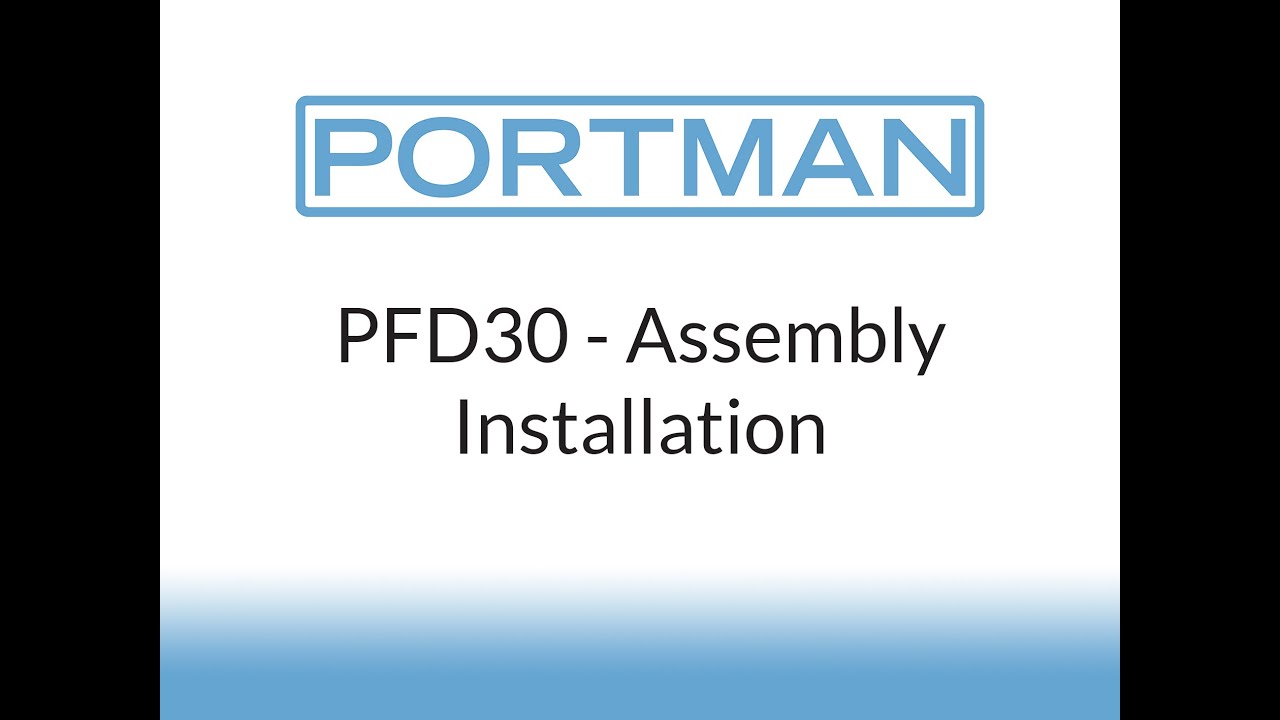 Portman Pocket door systems PFD30 Installation video YouTube