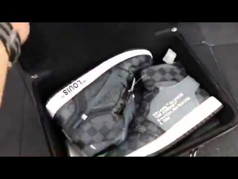 Premium Jordan customs! Jordan 1 off white Louis Vuitton custom unboxing  review COPSHOE 🔥🔥quality 
