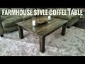 Make a Farmhouse Style Coffee Table Make a Farmhouse Style Coffee Table