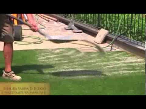 Come posare lerba sintetica. guida completa in 4 step. youtube Beole per giardino