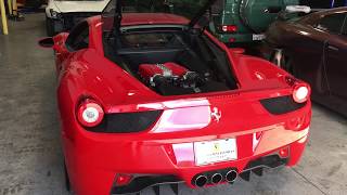 Another day: Ferrari 458 Innotech Performance Exhaust Installation