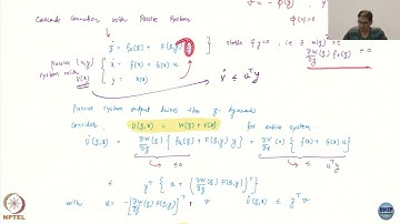 Lec47: Passivity based control: Part 6 #swayamprabha #ch27sp