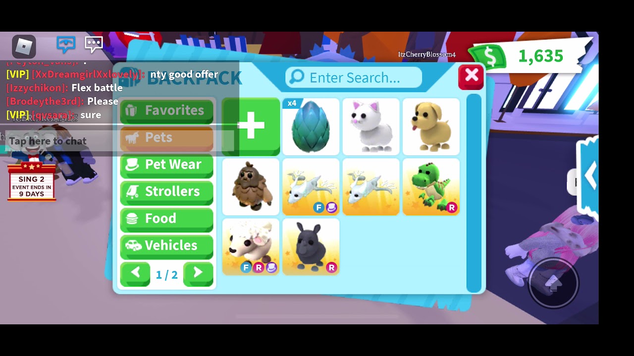 Trading cat up to legendary pets of fly ride ultra rare stay tuned to ...