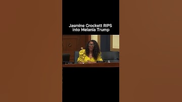 Jasmine Crockett RIPS into Melania Trump