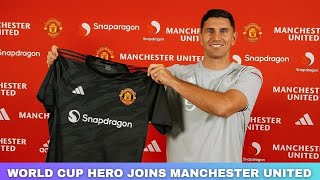 MANCHESTER UNITED LAND WORLD CUP HERO EMILIANO MARTINEZ IN HUGE GOALKEEPER SIGNI