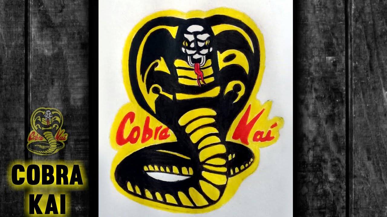 Dibujo de COBRA KAI | Cómo dibujar el logo de Cobra Kai - thptnganamst.edu.vn