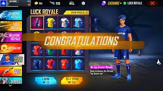 SPIN  SOCCER ROYALE ️ THE BEST LUCK  FREE FIRE